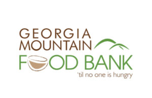 A logo for the georgia mountain food bank.