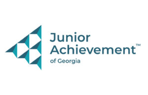 A logo of the junior achievement of georgia.